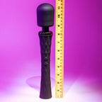 Playboy Pleasure ROYAL - Black 29.2 cm USB Rechargeable Massage Wand - Hush Store Sydney 