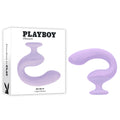 Playboy Pleasure REV ME UP - Purple USB Rechargeable Dual Motor Curved Vibrator - Hush Store Sydney 