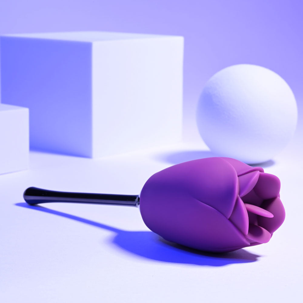 Playboy Pleasure PETAL - Purple USB Rechargeable Flicking Stimulator - Hush Store Sydney 