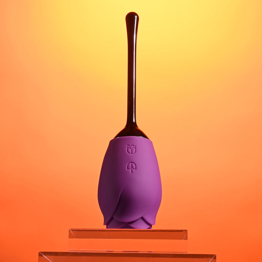 Playboy Pleasure PETAL - Purple USB Rechargeable Flicking Stimulator - Hush Store Sydney 