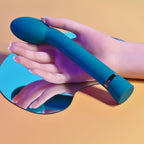 Playboy Pleasure ON THE SPOT - Blue 21.6 cm USB Rechargeable G-Spot Vibrator - Hush Store Sydney 
