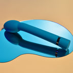 Playboy Pleasure ON THE SPOT - Blue 21.6 cm USB Rechargeable G-Spot Vibrator - Hush Store Sydney 