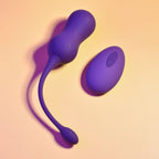 Playboy Pleasure DOUBLE TIME - Purple USB Rechargeable Vibrating Kegel Balls - Hush Store Sydney 