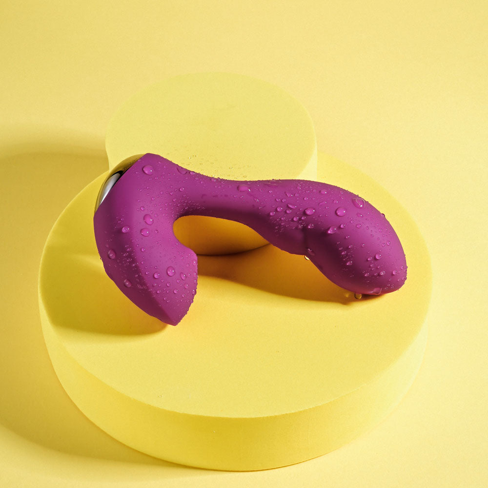 Playboy Pleasure ARCH - Purple 14.1 cm USB Rechargeable G-Spot Vibrator - Hush Store Sydney 