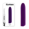 Playboy Pleasure ONE & ONLY - Purple 12 cm USB Rechargeable Bullet - Hush Store Sydney 