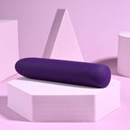 Playboy Pleasure ONE & ONLY - Purple 12 cm USB Rechargeable Bullet - Hush Store Sydney 