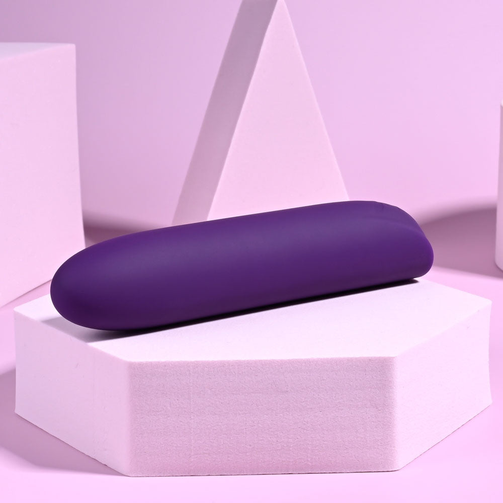 Playboy Pleasure ONE & ONLY - Purple 12 cm USB Rechargeable Bullet - Hush Store Sydney 
