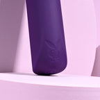 Playboy Pleasure ONE & ONLY - Purple 12 cm USB Rechargeable Bullet - Hush Store Sydney 
