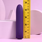 Playboy Pleasure ONE & ONLY - Purple 12 cm USB Rechargeable Bullet - Hush Store Sydney 