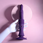 Playboy Pleasure HOPPY ENDING - Purple 29.2 cm USB Rechargeable Thrusting Rabbit Vibrator - Hush Store Sydney 