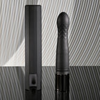 Playboy Pleasure PLEASURE ZONE - Black 21.4 cm Rechargeable Vibrator with USB Charging Dock - Hush Store Sydney 