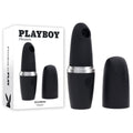 Playboy Pleasure EXCURSION - Black 14.2 cm USB Rechargeable Suction Stimulator - Hush Store Sydney 
