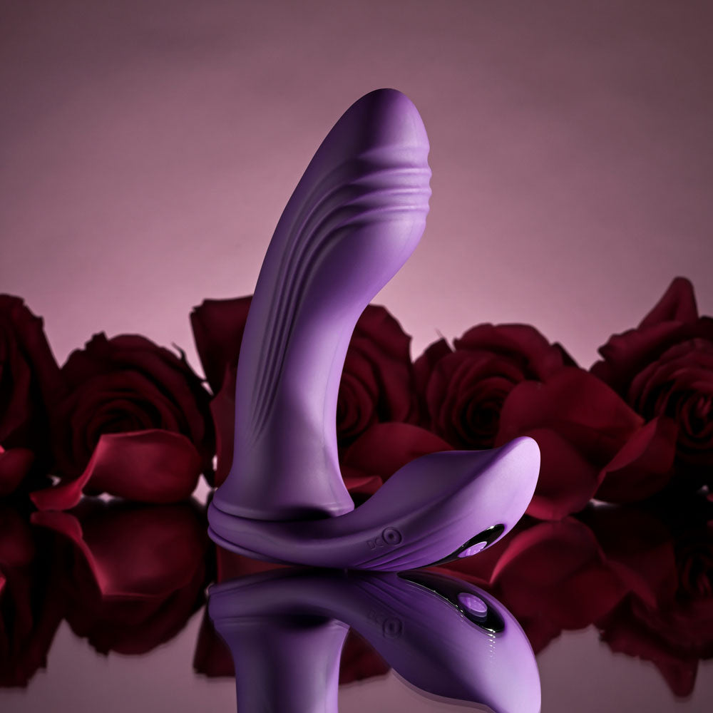 Playboy Pleasure MIX & MATCH - Purple USB Rechargeable with C-Ring Attachment - Hush Store Sydney 