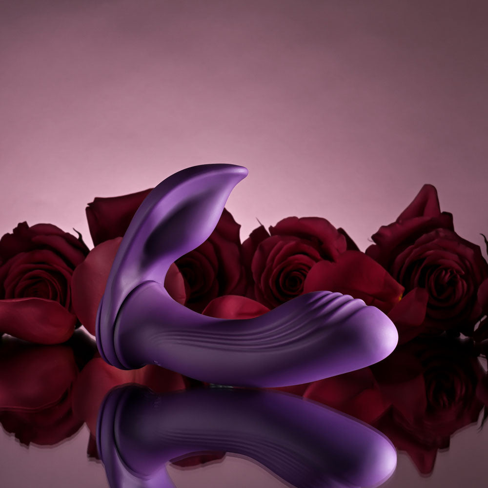 Playboy Pleasure MIX & MATCH - Purple USB Rechargeable with C-Ring Attachment - Hush Store Sydney 