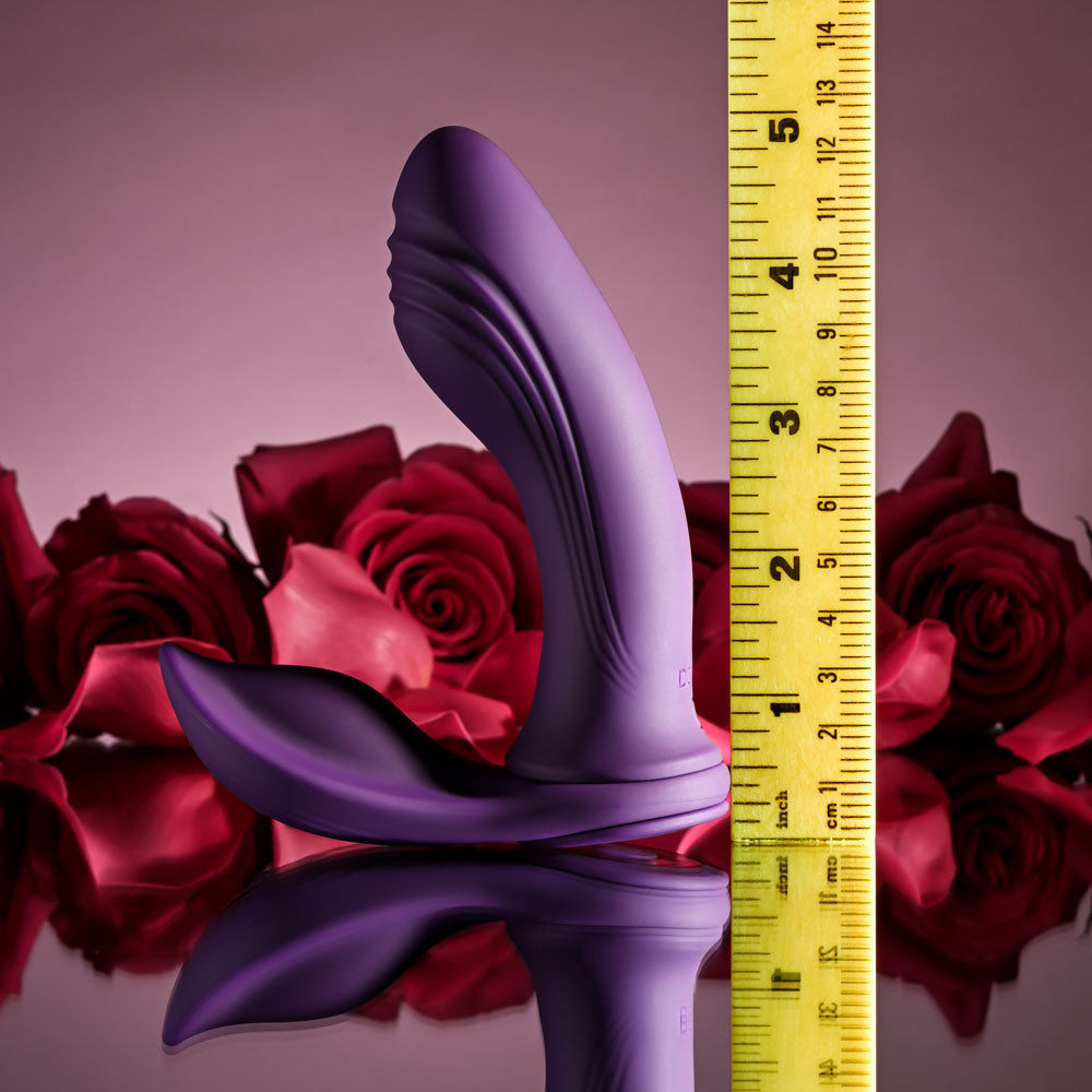 Playboy Pleasure MIX & MATCH - Purple USB Rechargeable with C-Ring Attachment - Hush Store Sydney 