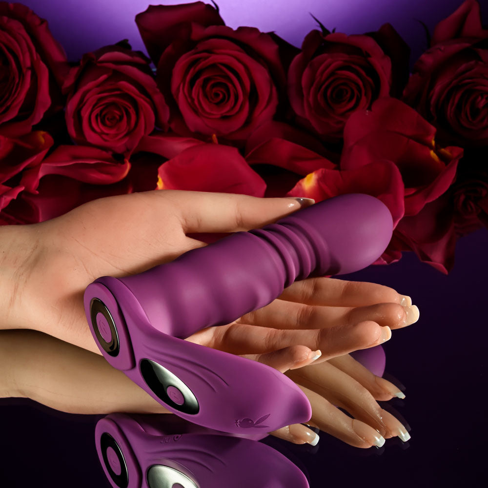 Playboy Pleasure MATCH PLAY - Pink USB Rechargeable with C-Ring Attachment - Hush Store Sydney 