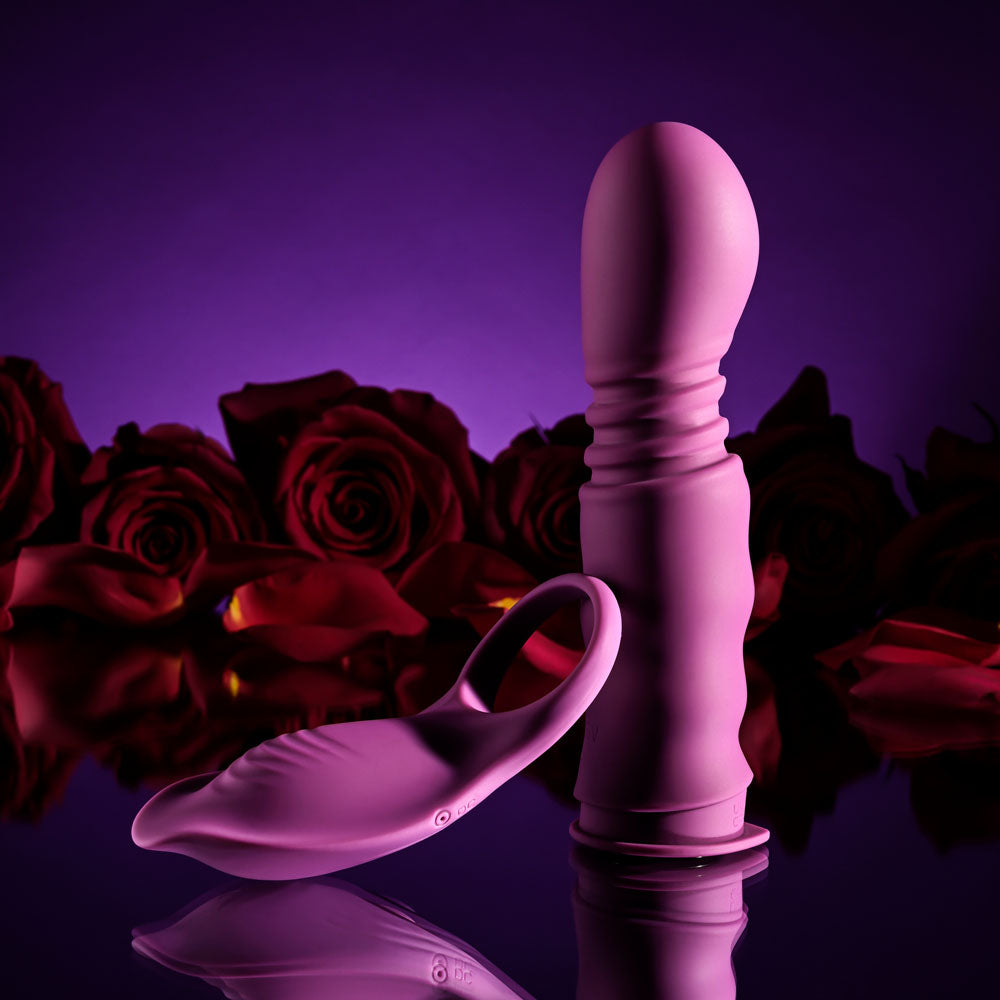 Playboy Pleasure MATCH PLAY - Pink USB Rechargeable with C-Ring Attachment - Hush Store Sydney 