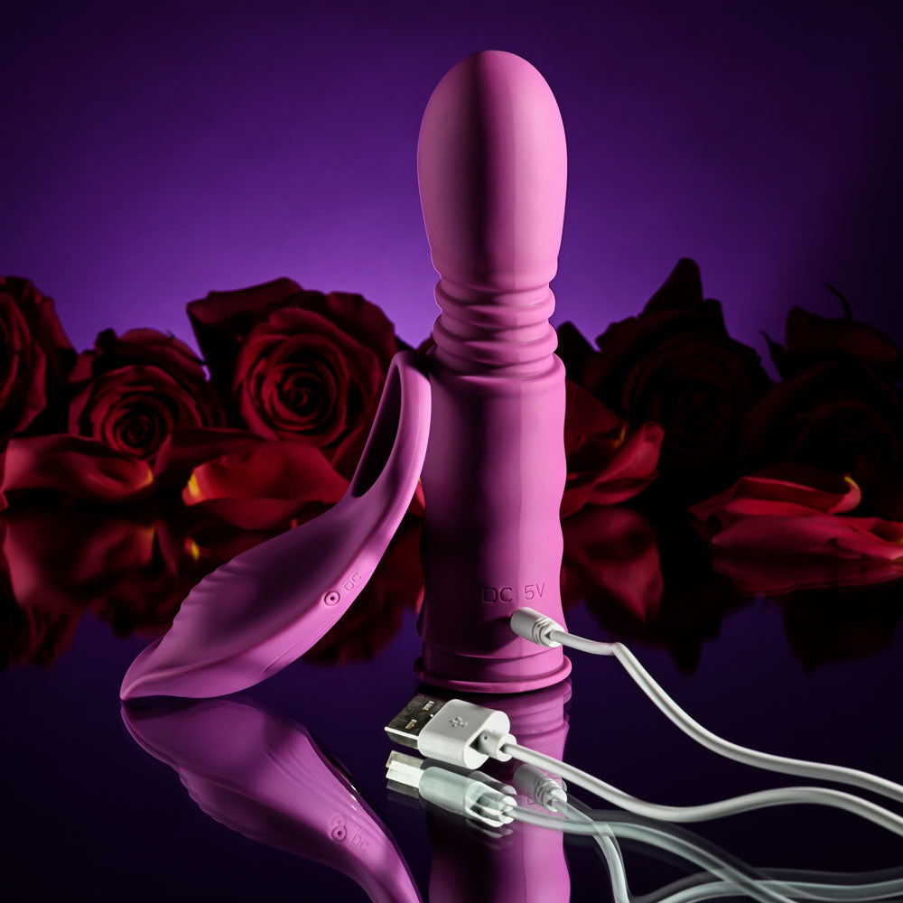 Playboy Pleasure MATCH PLAY - Pink USB Rechargeable with C-Ring Attachment - Hush Store Sydney 