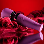 Playboy Pleasure MIC DROP - Purple 11.4 cm USB Rechargeable Vibrating Mini Massage Wand - Hush Store Sydney 