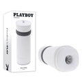 Playboy Pleasure TWIST & STROKE - White USB Rechargeable Heating Stroker with UV Cleaning - Hush Store Sydney 