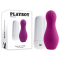 Playboy Pleasure THE JET SET - TAPPING - Purple 10.2 cm Tapping Stimulator with Charging Case - Hush Store Sydney 