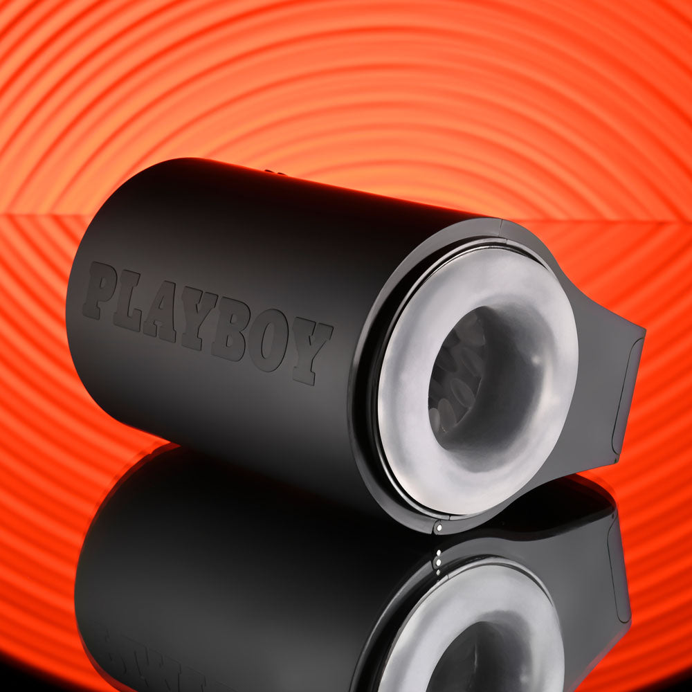 Playboy Pleasure COME ALONG - USB Rechargeable Vibrating Stroker - Hush Store Sydney 