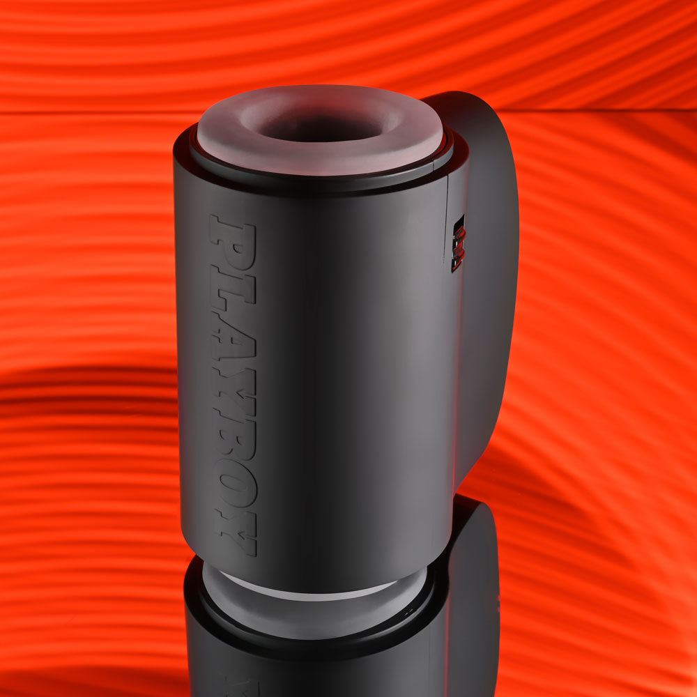 Playboy Pleasure COME ALONG - USB Rechargeable Vibrating Stroker - Hush Store Sydney 