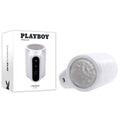 Playboy Pleasure SPIN DOCTOR - White USB Rechargeable Vibrating & Spinning Stroker - Hush Store Sydney 