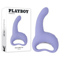 Playboy Pleasure NICE TO MEET YOU - Purple 19.5 cm USB Rechargeable Vibrator - Hush Store Sydney 