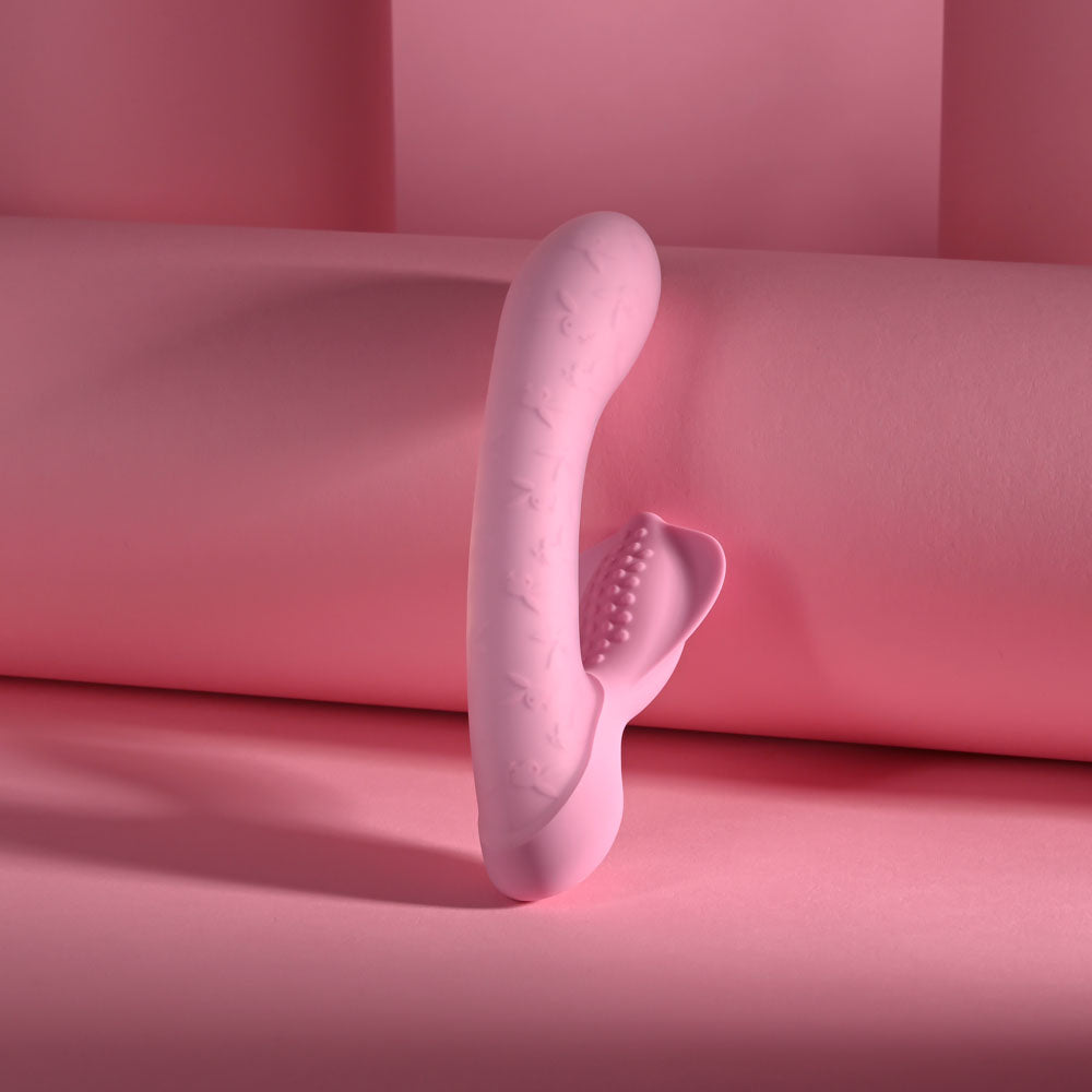 RABBIT PARTY - Pink 15.2 cm USB Rechargeable Rabbit Vibrator - Hush Store Sydney