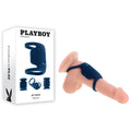 Playboy Pleasure JET PACK - Dark Blue USB Rechargeable Vibrating Penis Harness - Hush Store Sydney 