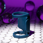 Playboy Pleasure JET PACK - Dark Blue USB Rechargeable Vibrating Penis Harness - Hush Store Sydney 