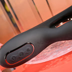 Playboy Pleasure AUREUS - Black 22.7 cm USB Rechargeable Rabbit Vibrator with Internal Flicker