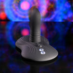 Playboy Pleasure SITTIN & SPINNIN - Black USB Rechargeable Spinning Vibrator & Grinder Pad with Remote