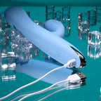 Playboy Pleasure UP AND AWAY - Blue 26.7 cm USB Rechargeable Rabbit Vibrator