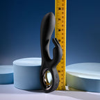 Playboy Pleasure LATE NIGHT BUNNY - Black 20 cm USB Rechargeable Rabbit Vibrator