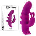 Playboy Pleasure LEND A HAND - Purple USB Rechargeable Finger Vibrator - Hush Store Sydney 