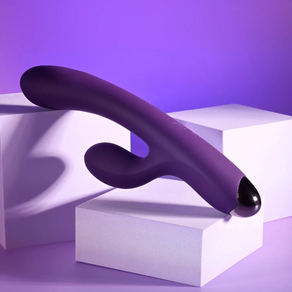 Playboy Pleasure NEW CRUSH - Purple 20.6 cm USB Rechargeable Rabbit Vibrator
