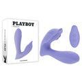 Playboy Pleasure LILAC FANTASY - Purple 13.5 cm USB Rechargeable Tapping Vibrator with Remote - Hush Store Sydney 