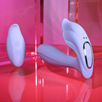 Playboy Pleasure LILAC FANTASY - Purple 13.5 cm USB Rechargeable Tapping Vibrator with Remote