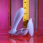 Playboy Pleasure LILAC FANTASY - Purple 13.5 cm USB Rechargeable Tapping Vibrator with Remote