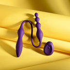 Purple 60 cm USB Rechargeable Flexible Dual Ended Vibrator - Hush Store Sydney