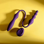 Purple 60 cm USB Rechargeable Flexible Dual Ended Vibrator - Hush Store Sydney
