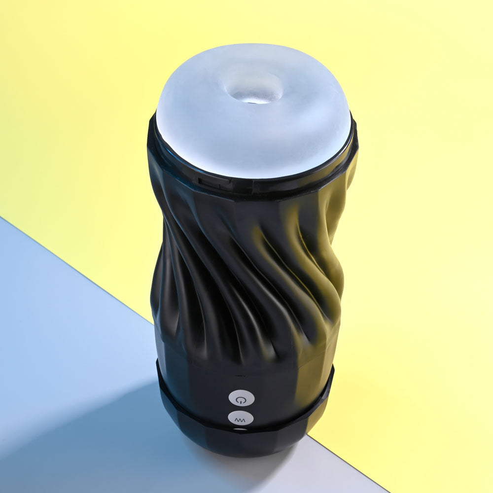 Playboy Pleasure SOLO - USB Rechargeable Vibrating and Sucking Stroker - Hush Store Sydney 
