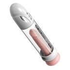 Pump Worx Max Boost Pro Flow - White - White/Clear USB Rechargeable Waterproof Auto Penis Pump