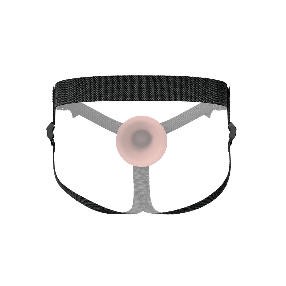 Fantasy X-Tensions Elite 5'' Silicone Hollow Strap-On - Flesh - Flesh 14 cm Hollow Strap-On - Hush Store Sydney 