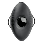 Fetish Fantasy Series Body Dock Inflatable Love Ball - Black Inflatable Cushion with Black 15.2 cm Dildo - Hush Store Sydney 