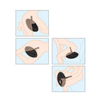 Fetish Fantasy Series Body Dock Inflatable Love Ball - Black Inflatable Cushion with Black 15.2 cm Dildo - Hush Store Sydney 