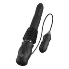 FFS Ultimate Silicone Thruster - Black - Black USB Rechargeable Thrusting Vibrator - Hush Store Sydney 