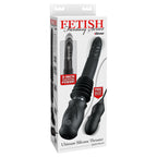 FFS Ultimate Silicone Thruster - Black - Black USB Rechargeable Thrusting Vibrator - Hush Store Sydney 